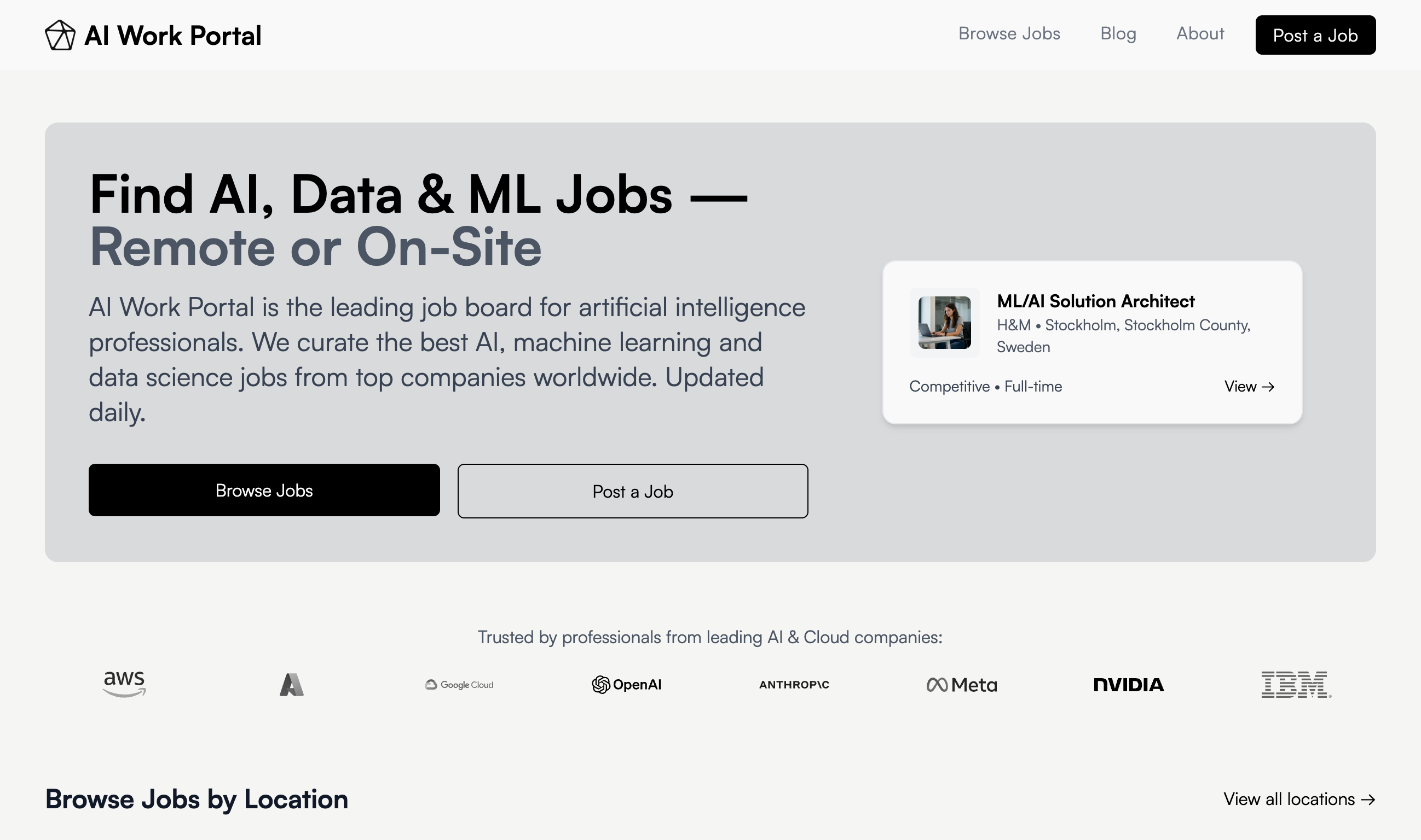 AI Work Portal