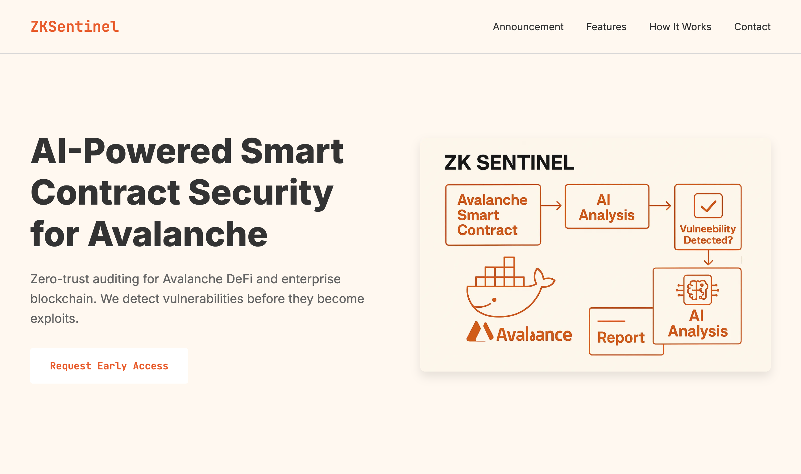 zkSentinel Website